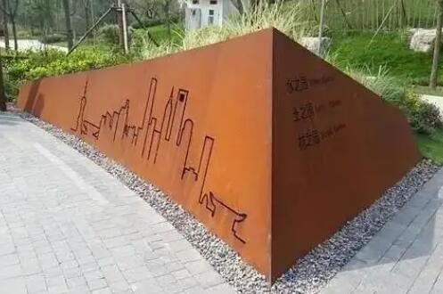 秦皇岛耐候钢挡土墙